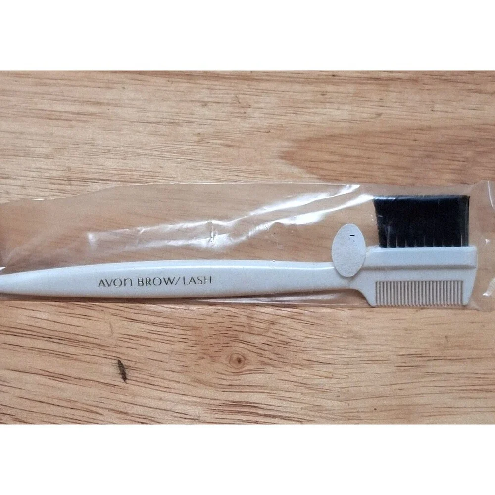 Vintage Avon Professional Eye Lip Blush Brush Eyebrow and Eyelash Comb Japan